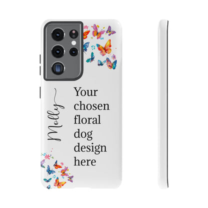 Phone Case, Personalized from ANY OF OUR DESIGNS - White case