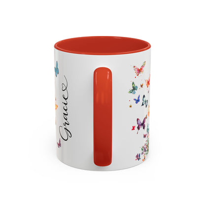Lakeland Terrier #2 Personalized Accent Mugs, 11oz