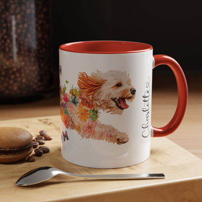 Cockapoo Personalized Accent Mugs, 11oz