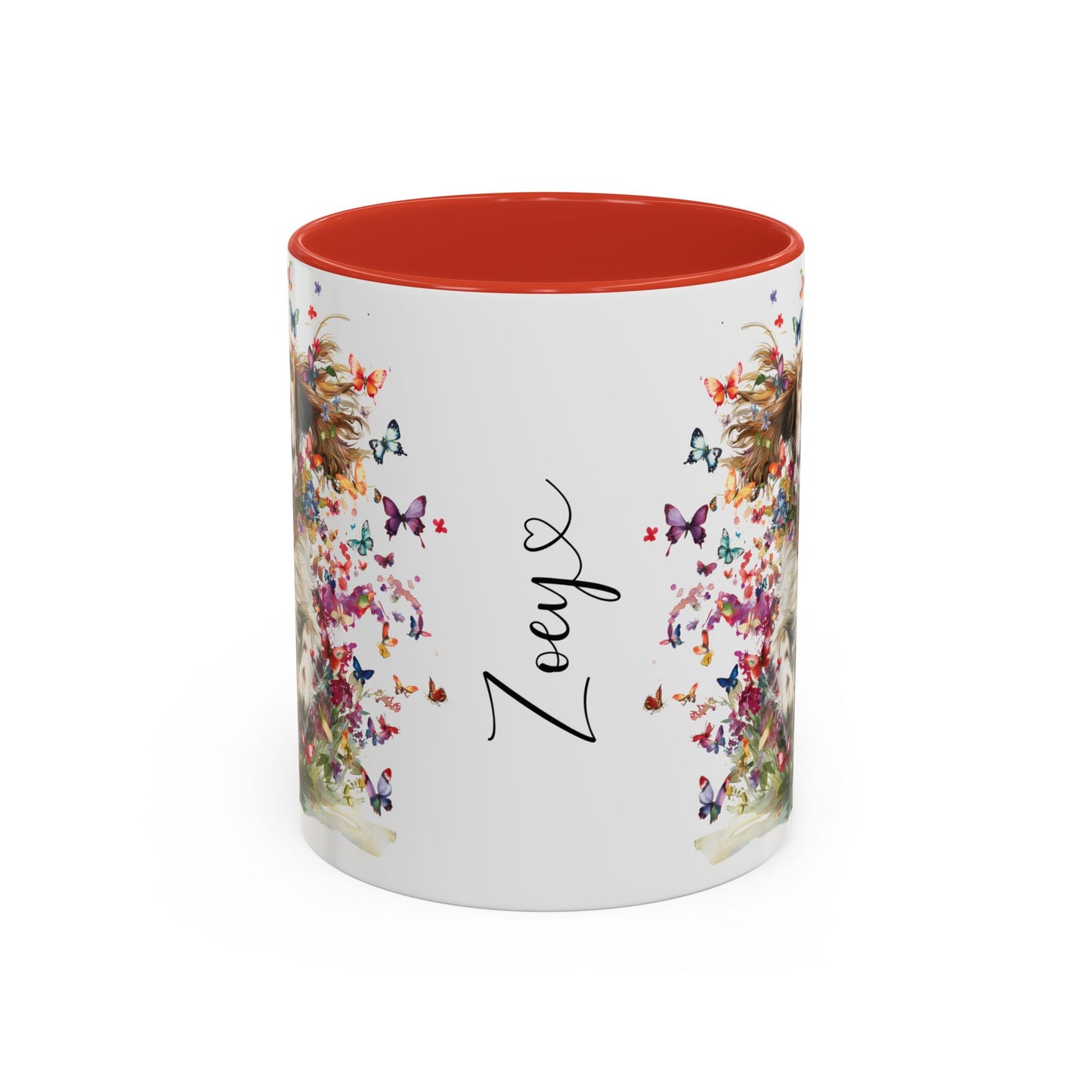 Clumber Spaniel #2 Personalized Accent Mugs, 11oz