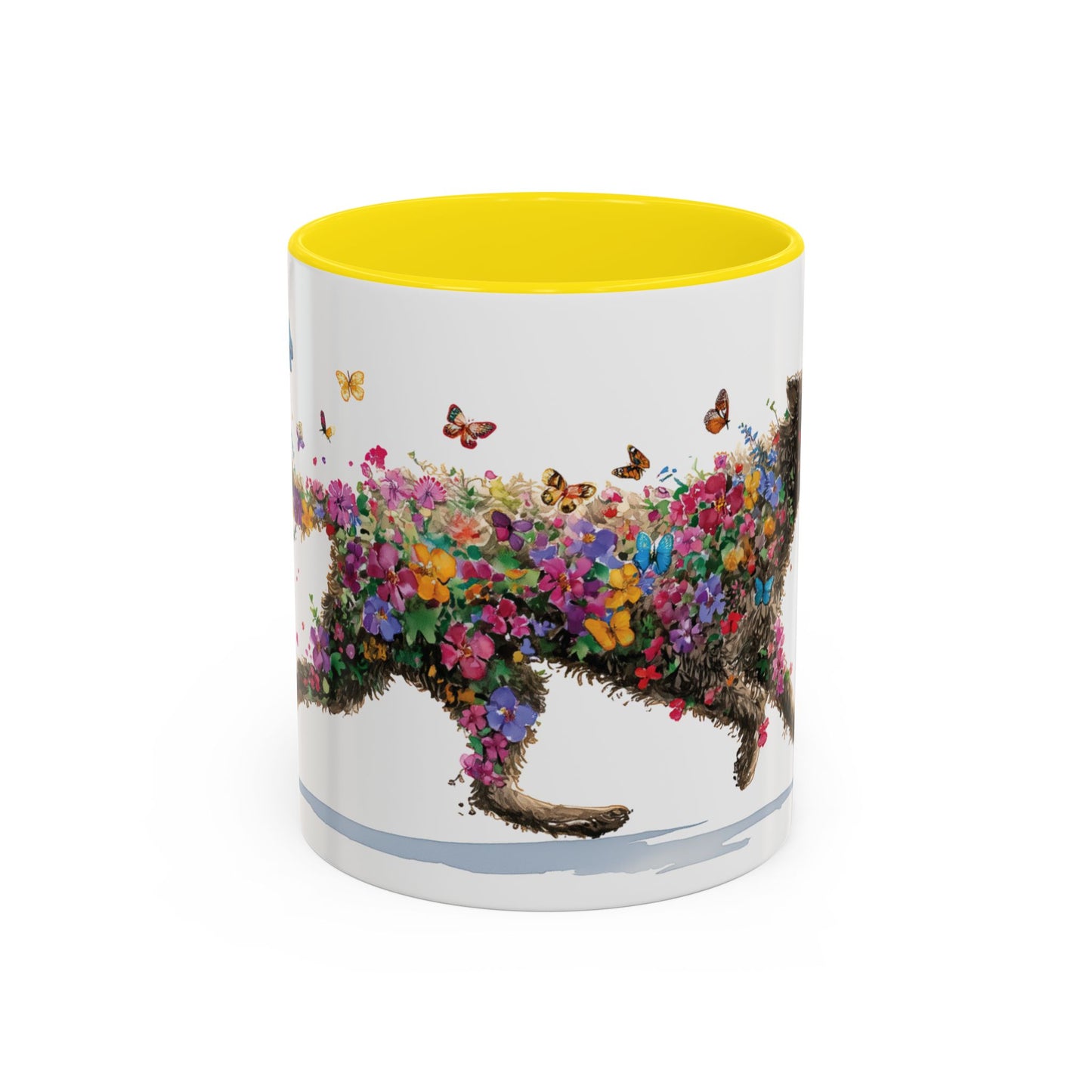 Curly Coated Retriever #1 Personalized Accent Mugs, 11oz