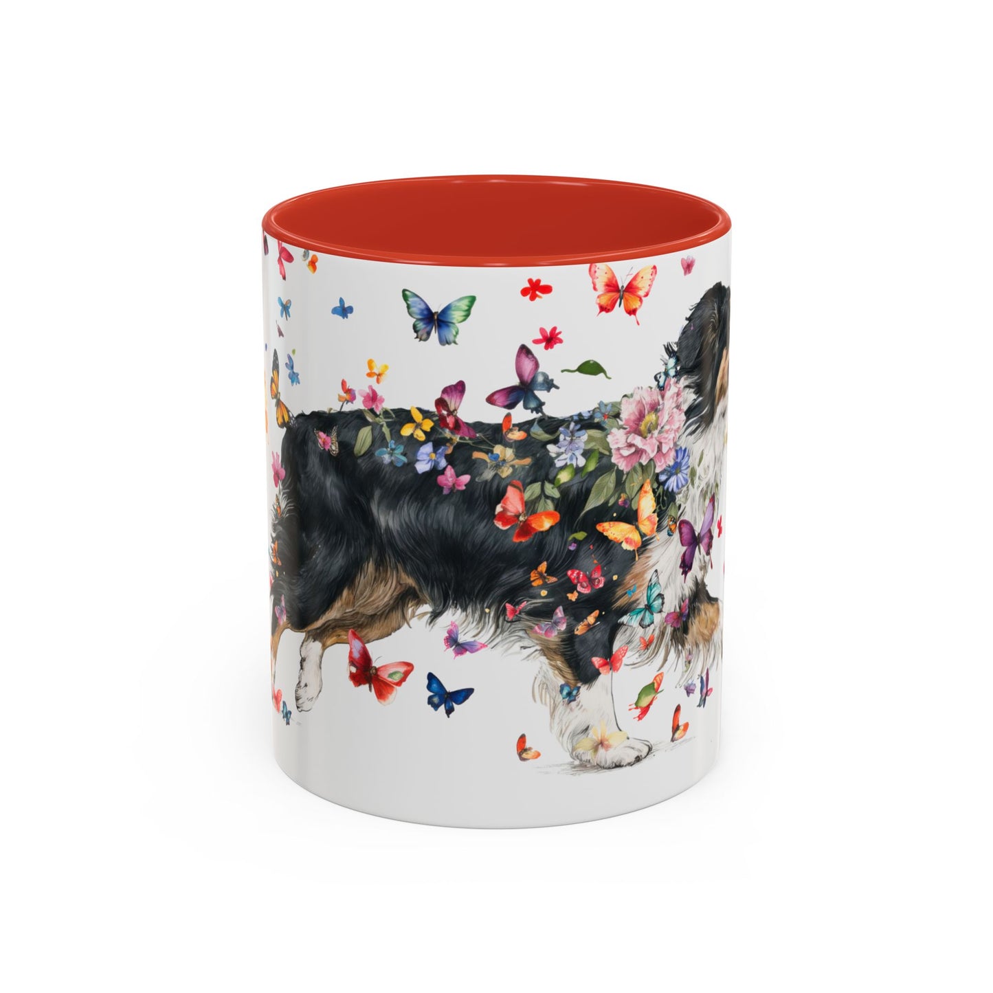 Australian Shepherd NBT #4 Personalized Accent Mugs, 11oz
