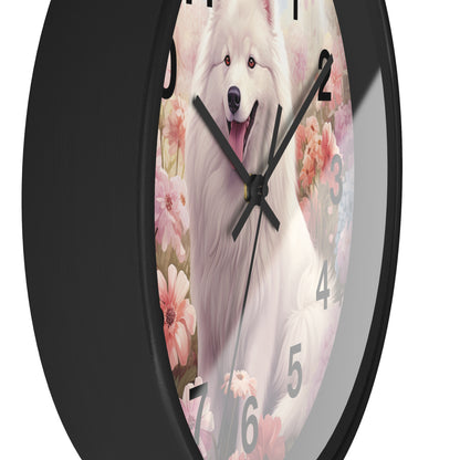 Samoyed Wall Clock 10"
