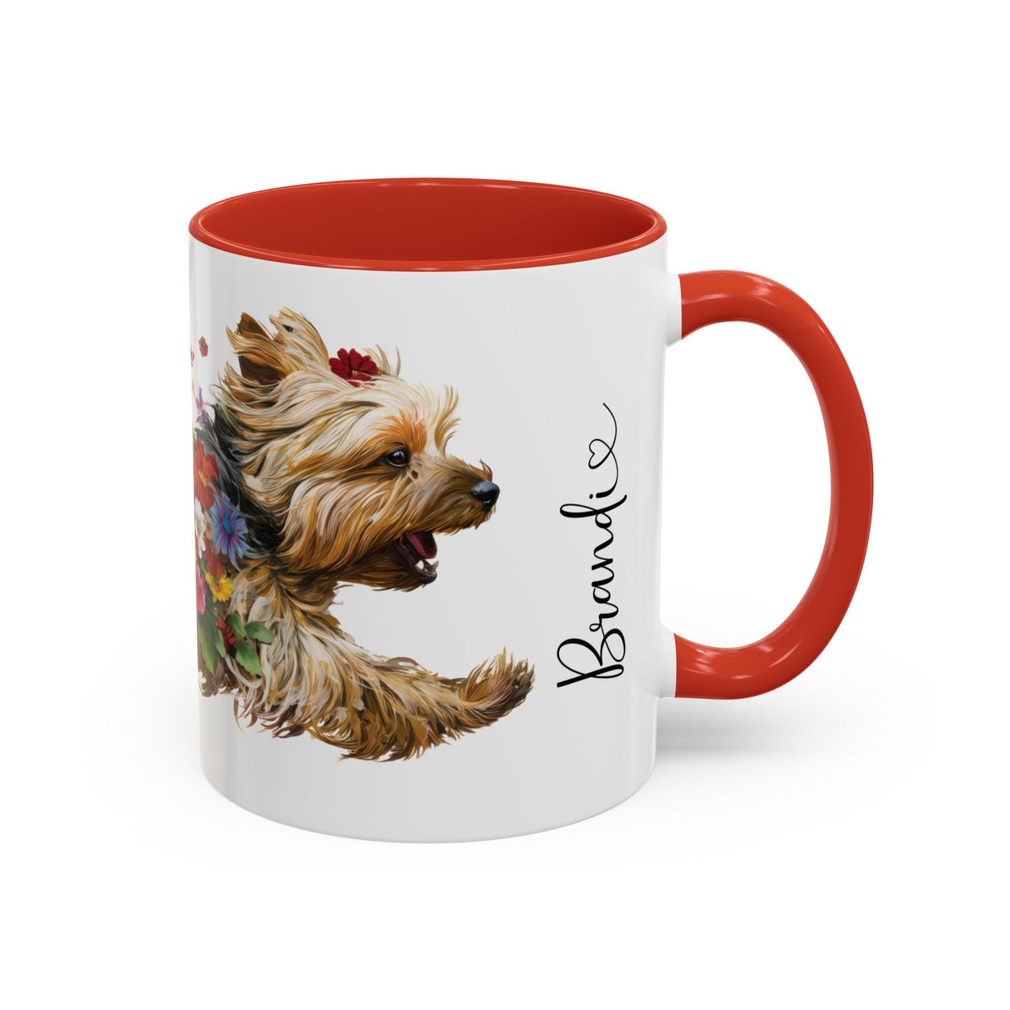 Silky Terrier Personalized Accent Mugs, 11oz