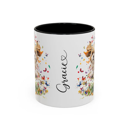 Shih Tzu #8  Personalized Accent Mugs, 11oz