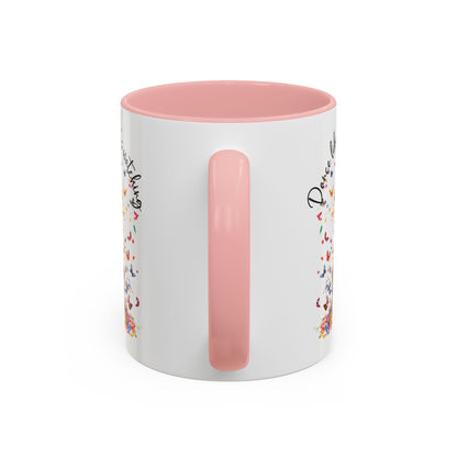 Silky Terrier "Dance like nobody's watching" personalized colourful Mugs, 11oz