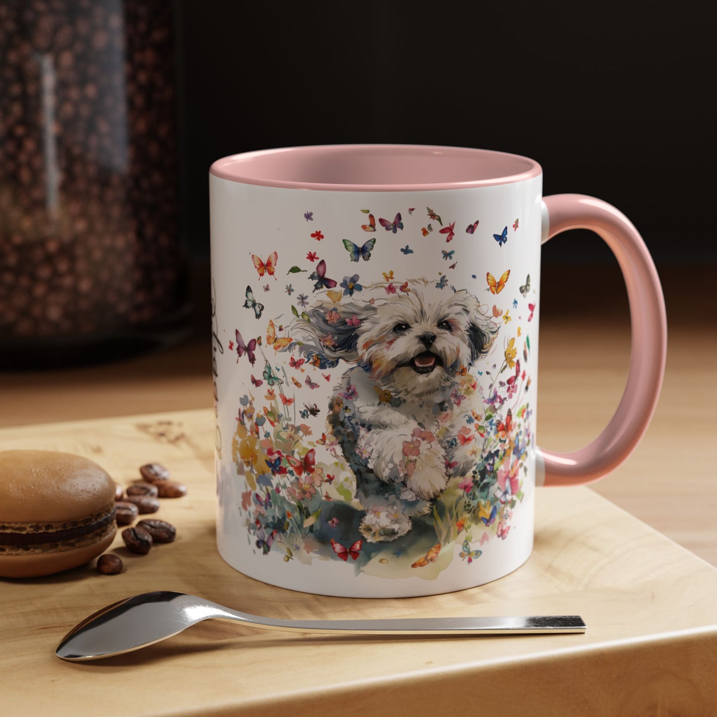 Shih Tzu #2 Personalized Accent Mugs, 11oz