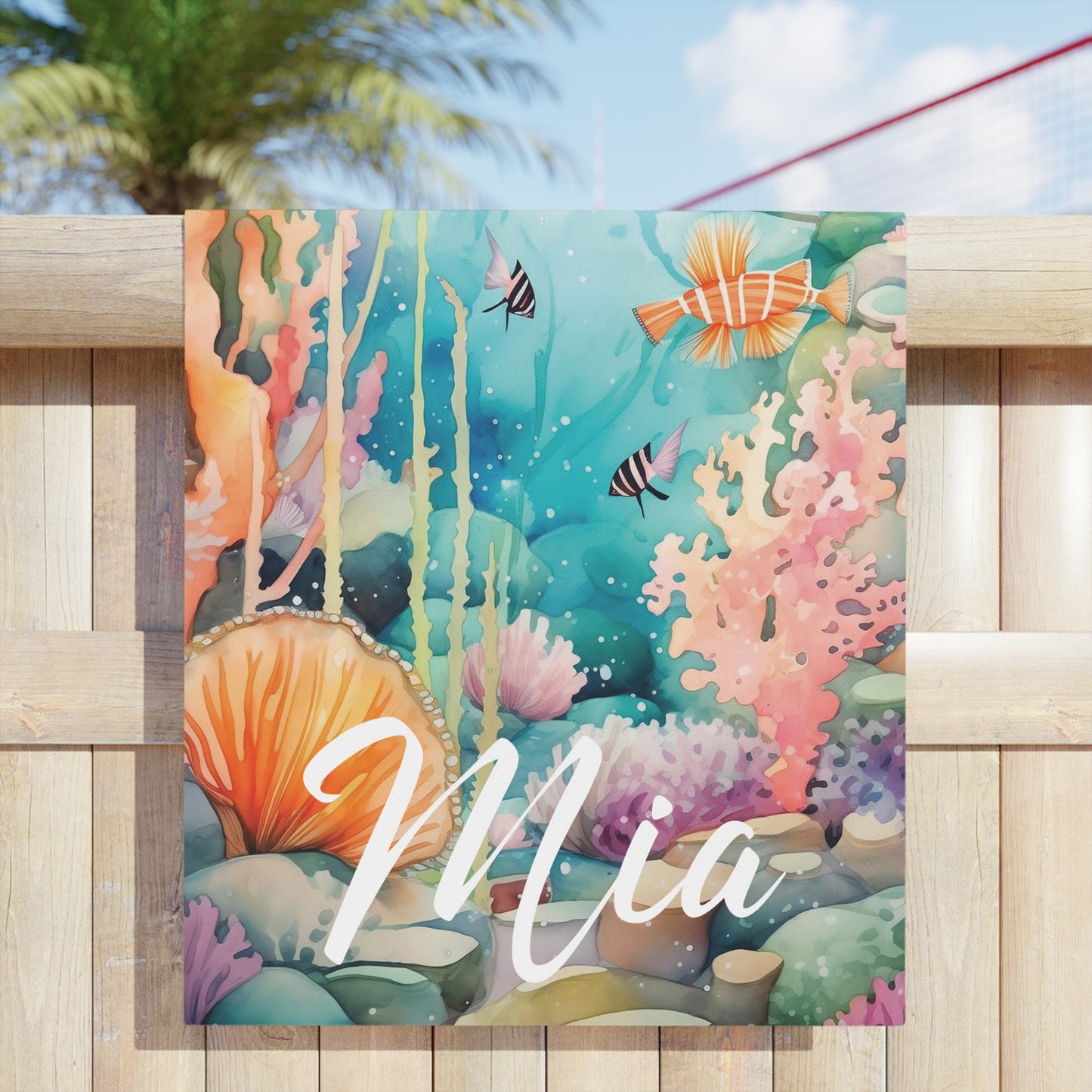 Coral reef #1 Personalised Beach Towels