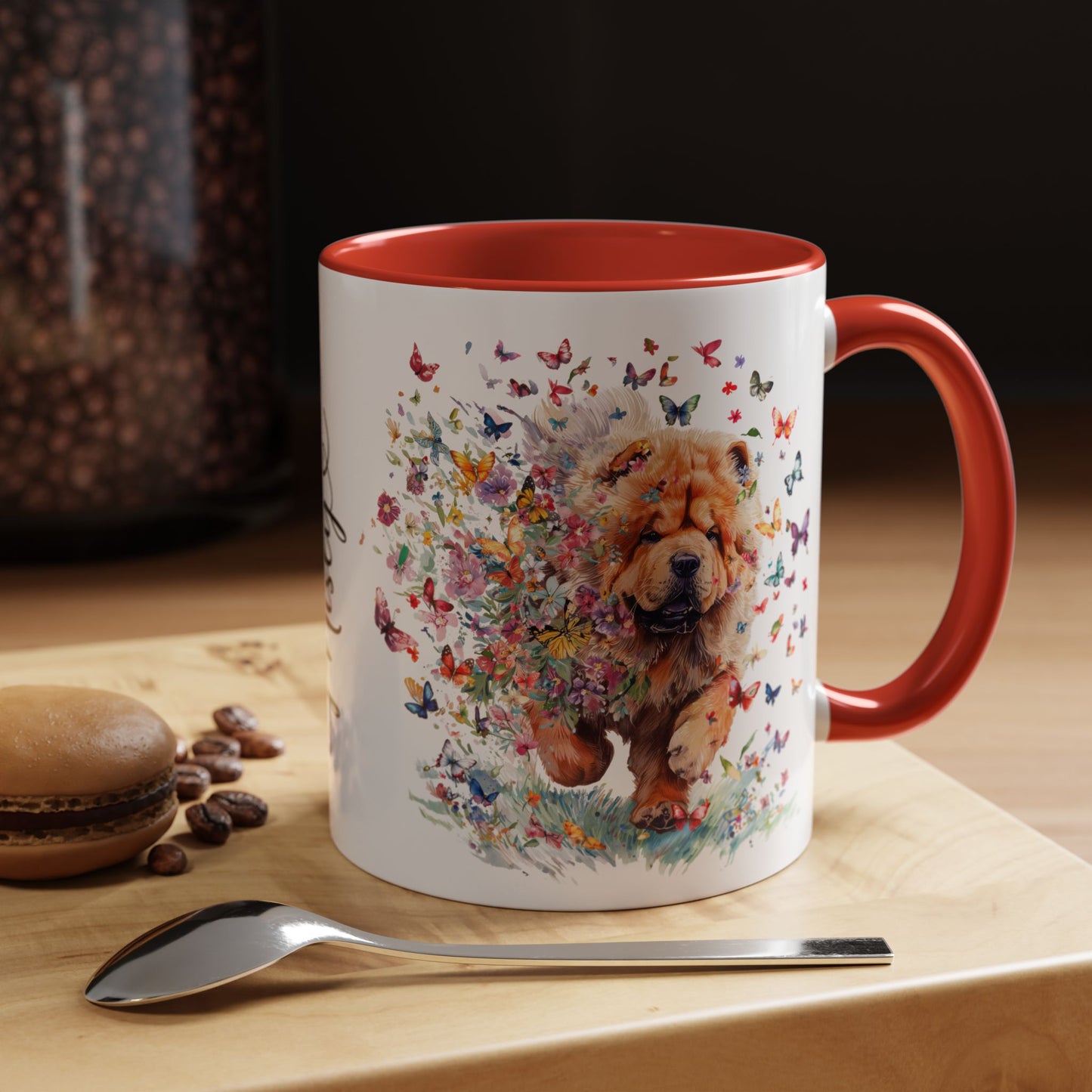 Chow Chow #6 Personalized Accent Mugs, 11oz