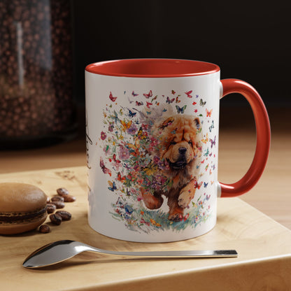 Chow Chow #6 Personalized Accent Mugs, 11oz