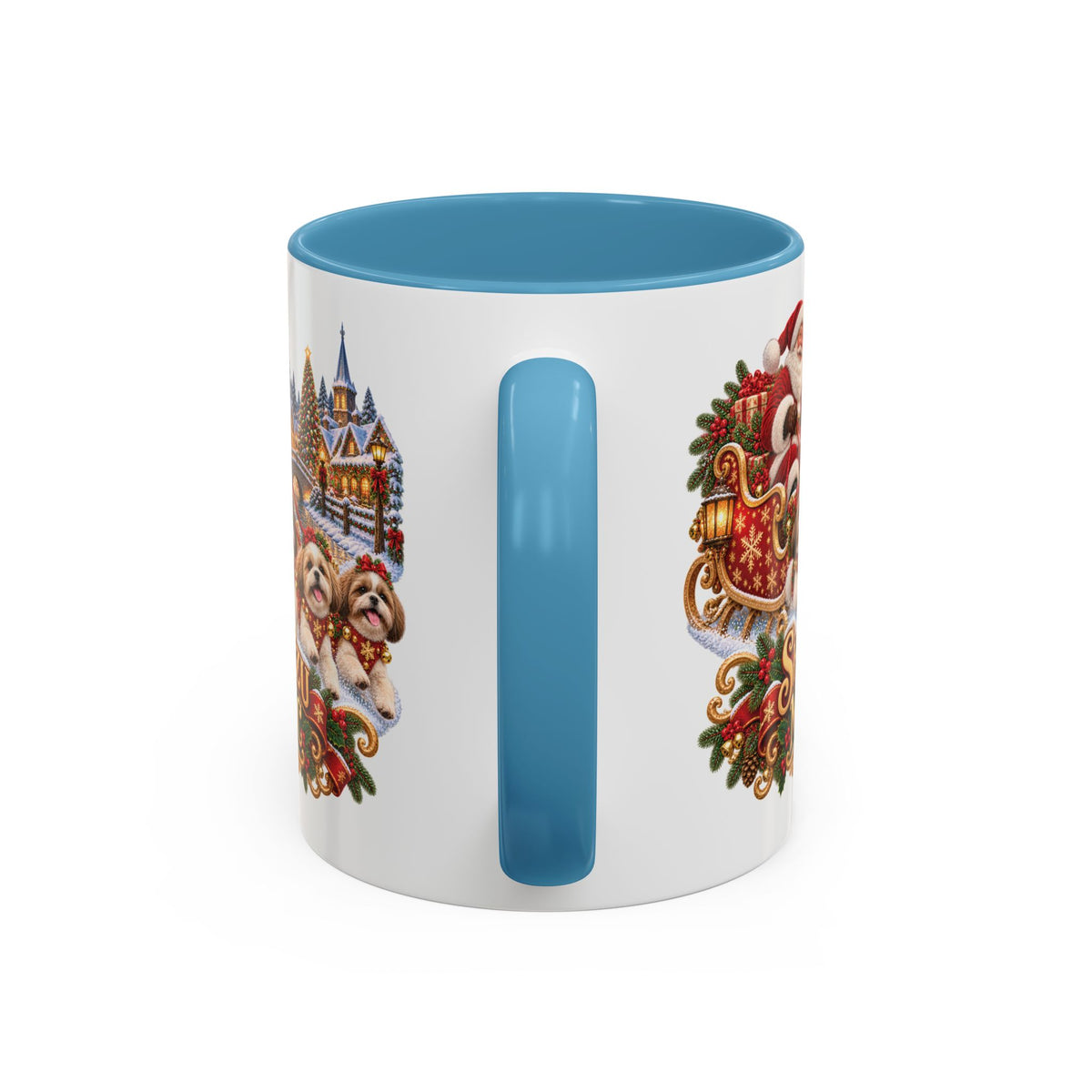Shih Tzu Magic, personalised accent colour 11oz mug