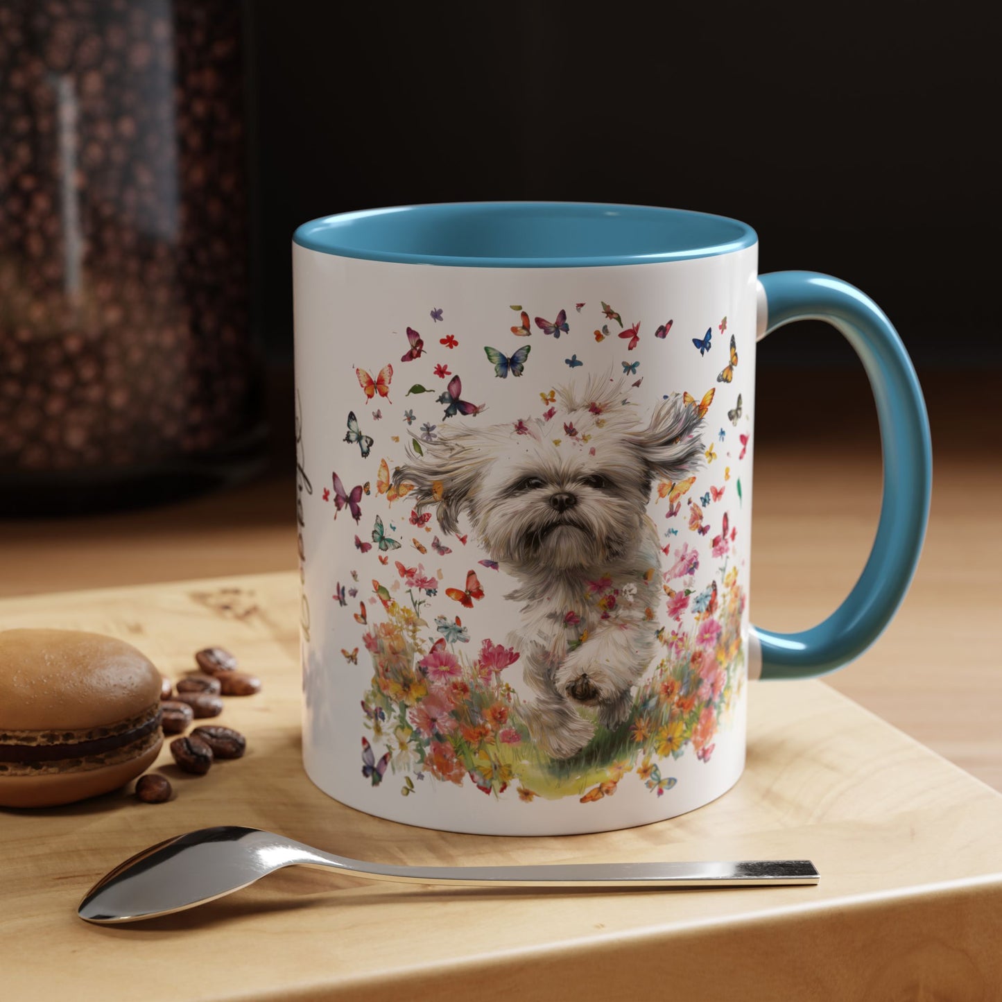 Shih Tzu #3 Personalized Accent Mugs, 11oz