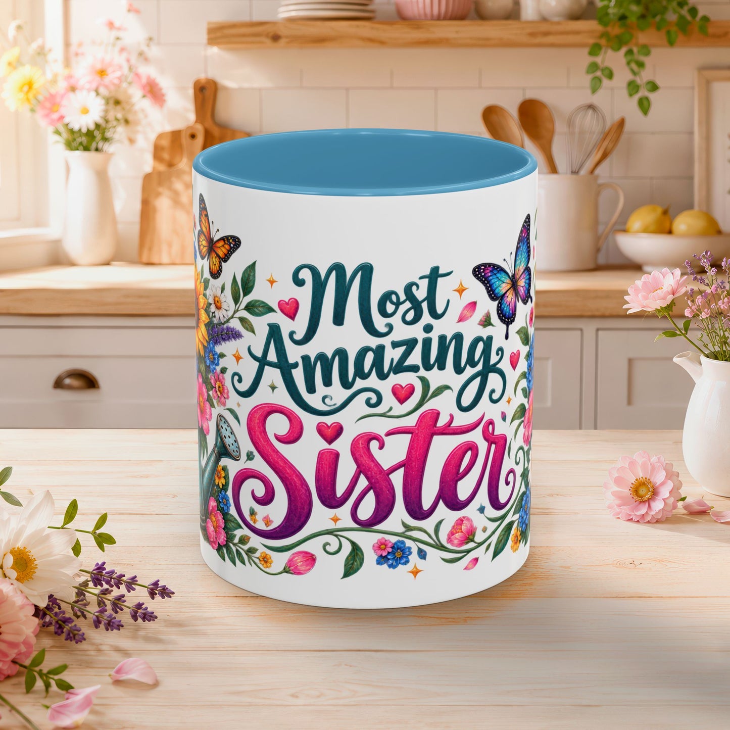 Most Amazing Sister, 11oz  accent mug