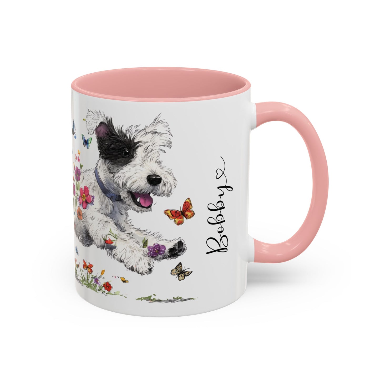 Sealyham Terrier Personalized Accent Mugs, 11oz