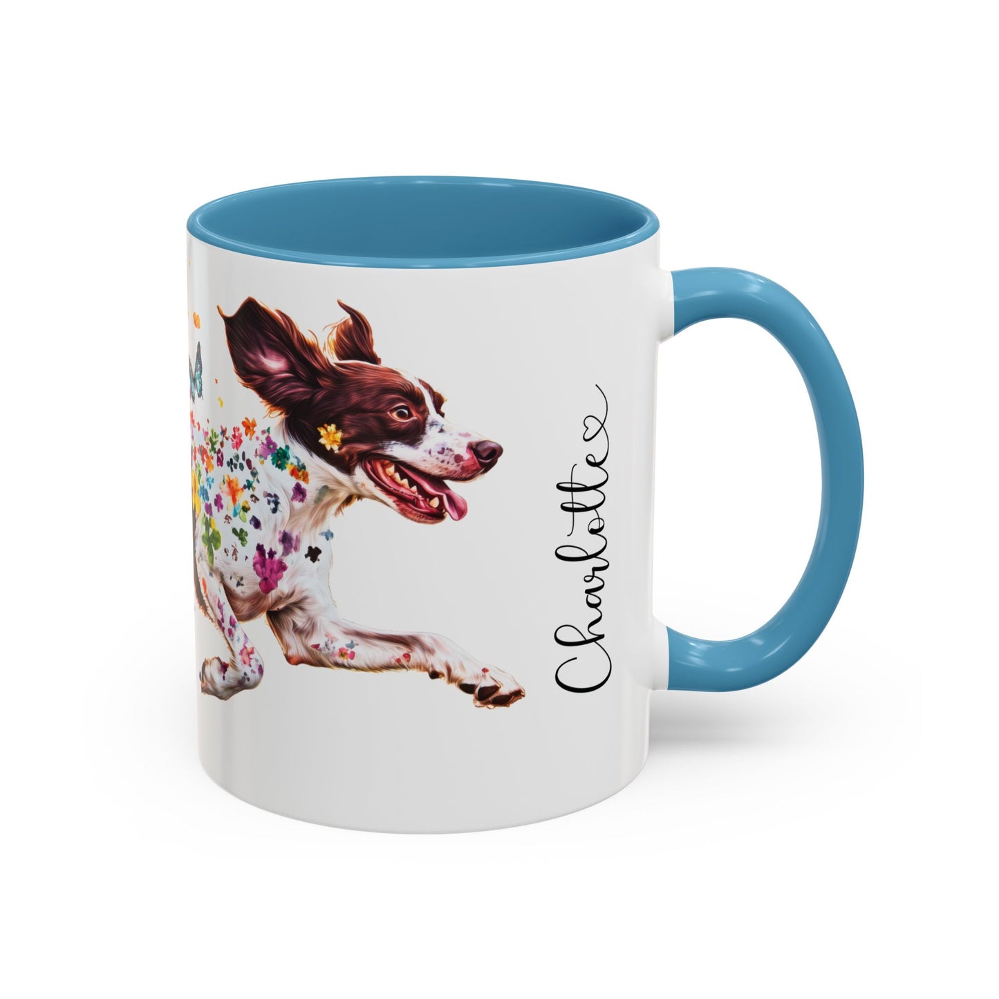 American Brittany #2 Personalized Accent Mugs, 11oz