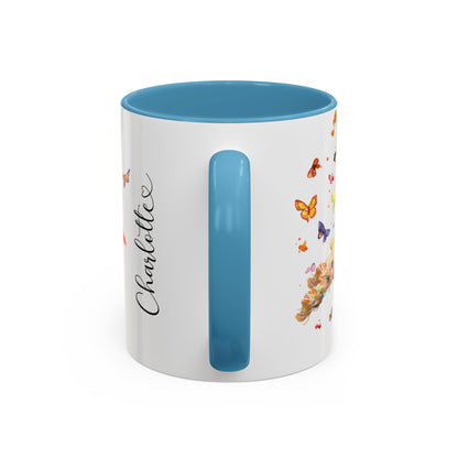 Otterhound Personalized Accent Mugs, 11oz