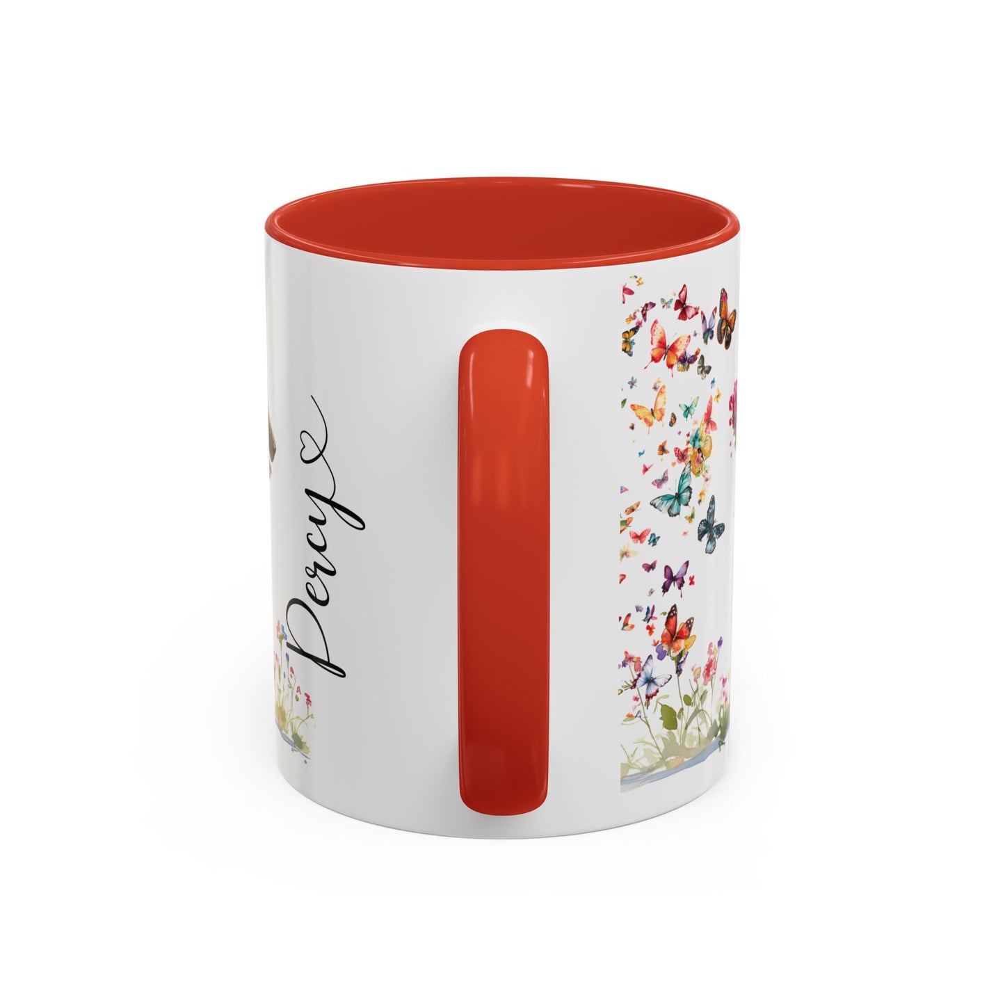 Curly Coated Retriever #1 Personalized Accent Mugs, 11oz