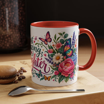 Most amazing daughter, 11oz  accent mug
