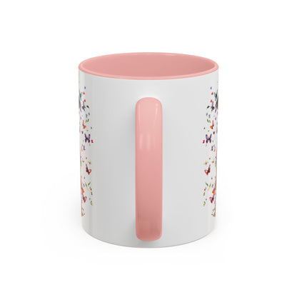 Box Terrier Personalized Colorful Accent Mugs, 11oz
