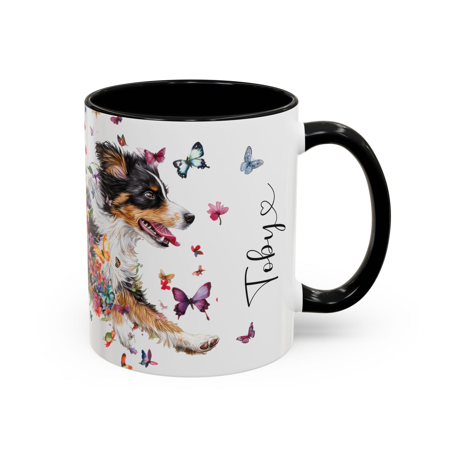 Mini Aussie Doodle Personalized Accent Mugs, 11oz