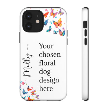 Phone Case, Personalized from ANY OF OUR DESIGNS - White case