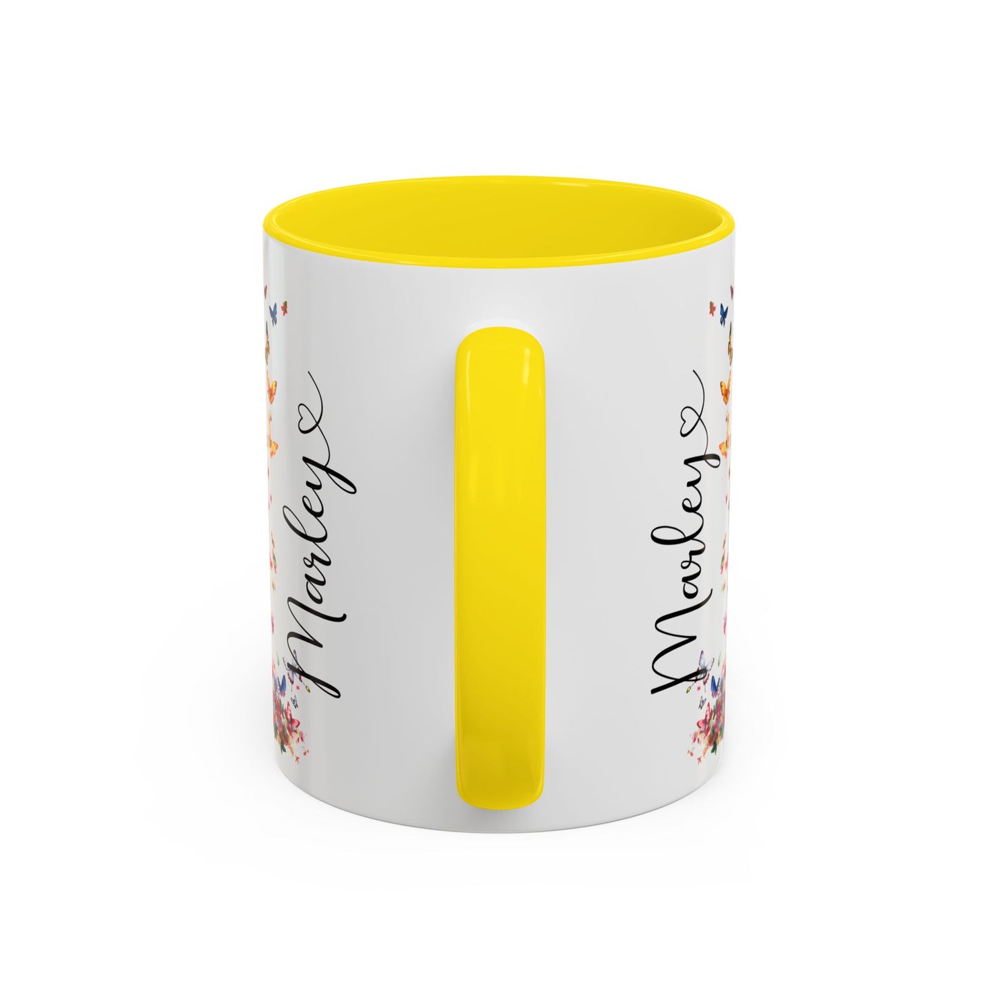 Silky Terrier #2 Personalized Accent Mugs, 11oz