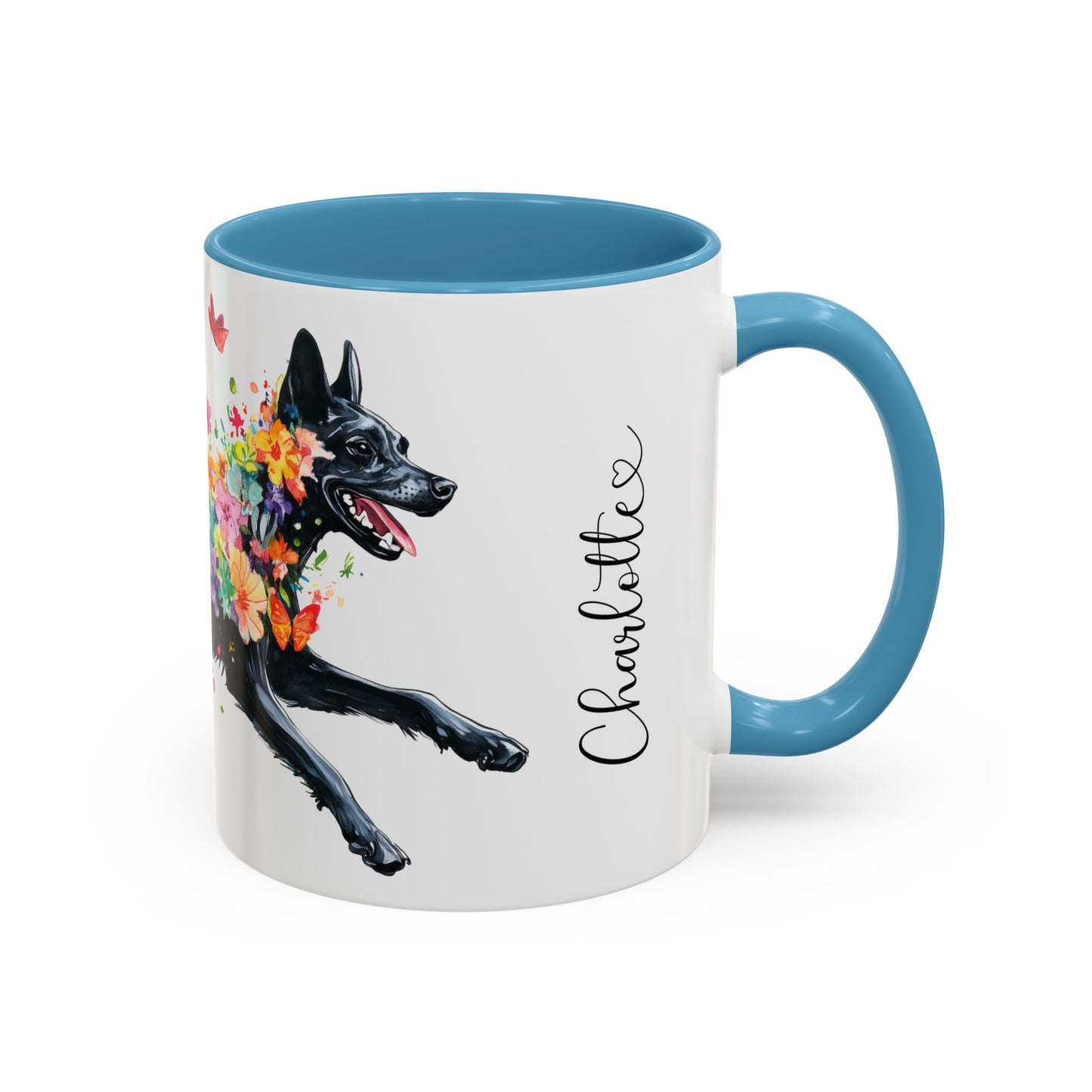Kelpie Personalized Accent Mugs, 11oz