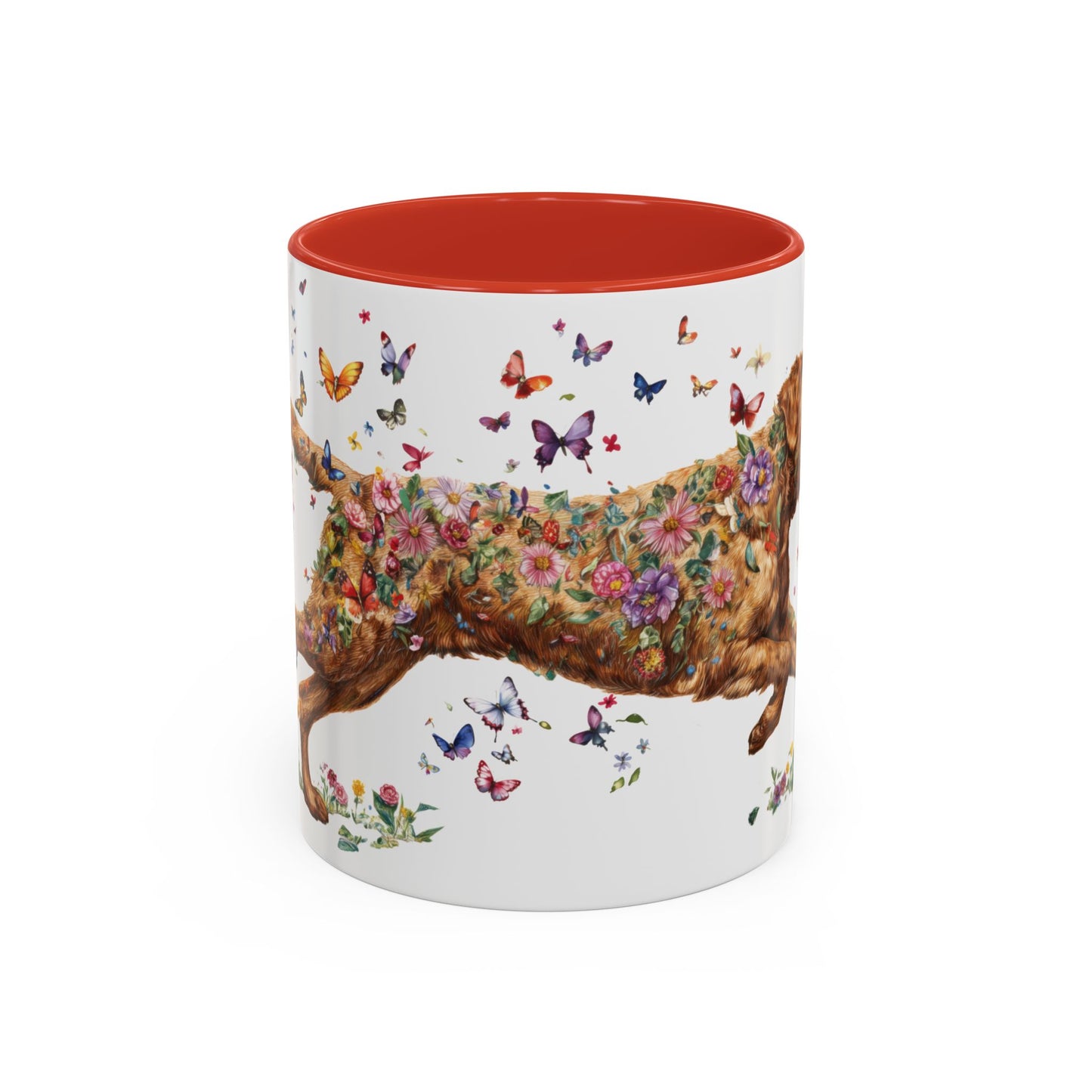 Chesapeke Bay Retriever Personalized Accent Mugs, 11oz