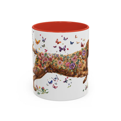 Chesapeke Bay Retriever Personalized Accent Mugs, 11oz