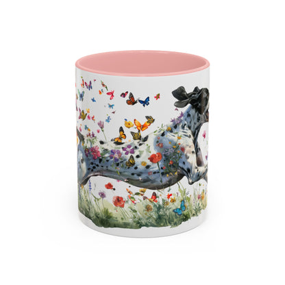 English Pointer #1  Personalized Accent Mugs, 11oz