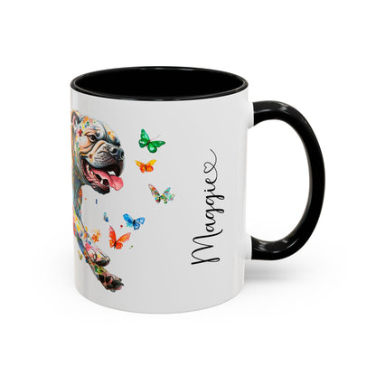 Bullmastiff #2 Personalized Colorful Accent Mugs, 11oz