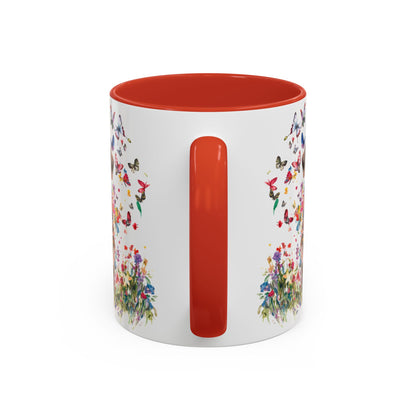 Chocolate Labrador #2 Personalized Accent Mugs, 11oz