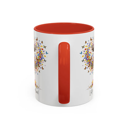 Spinone Italiano #2, Let your spirit run free, personalized colourful Mugs, 11oz