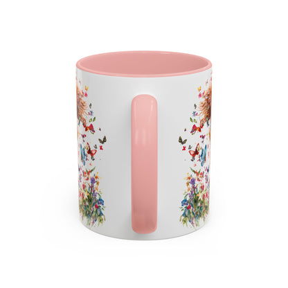 Ruby Cavalier King Charles Spaniel  Personalized Accent Mugs, 11oz