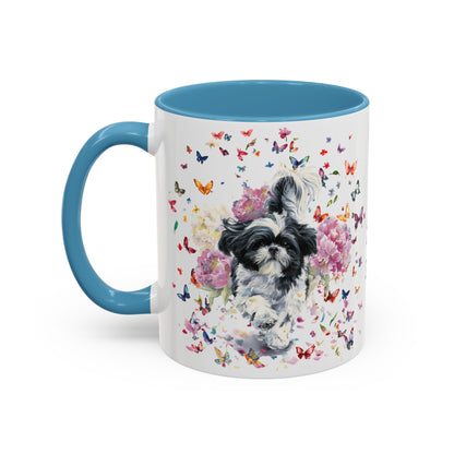 Shih Tzu #4 Personalized Accent Mugs, 11oz
