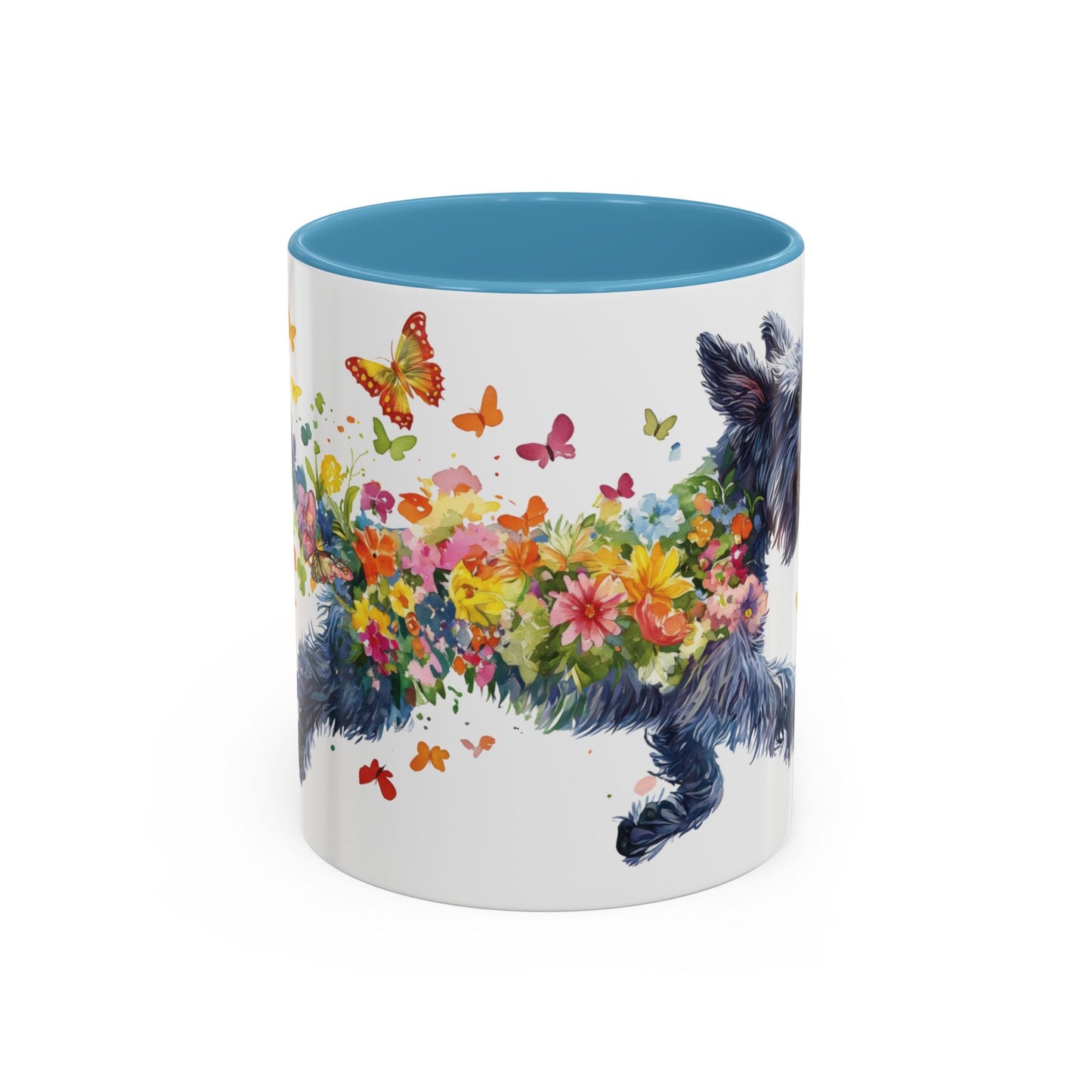 Giant Schnauzer Personalized Accent Mugs, 11oz