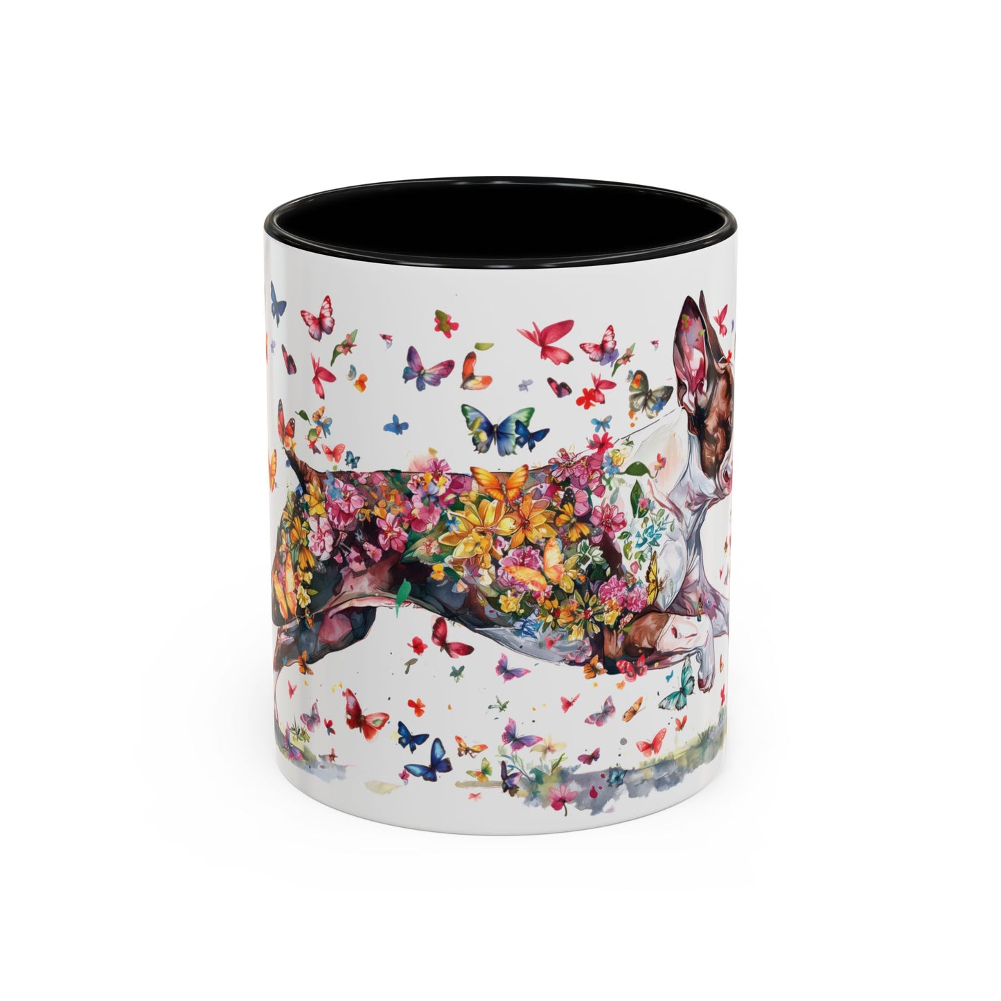 Boston Terrier #4, Personalized Accent Mugs, 11oz