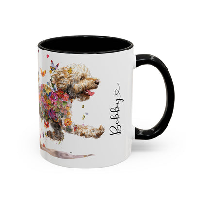 Lagotto Romagnolo #1 Personalized Accent Mugs, 11oz