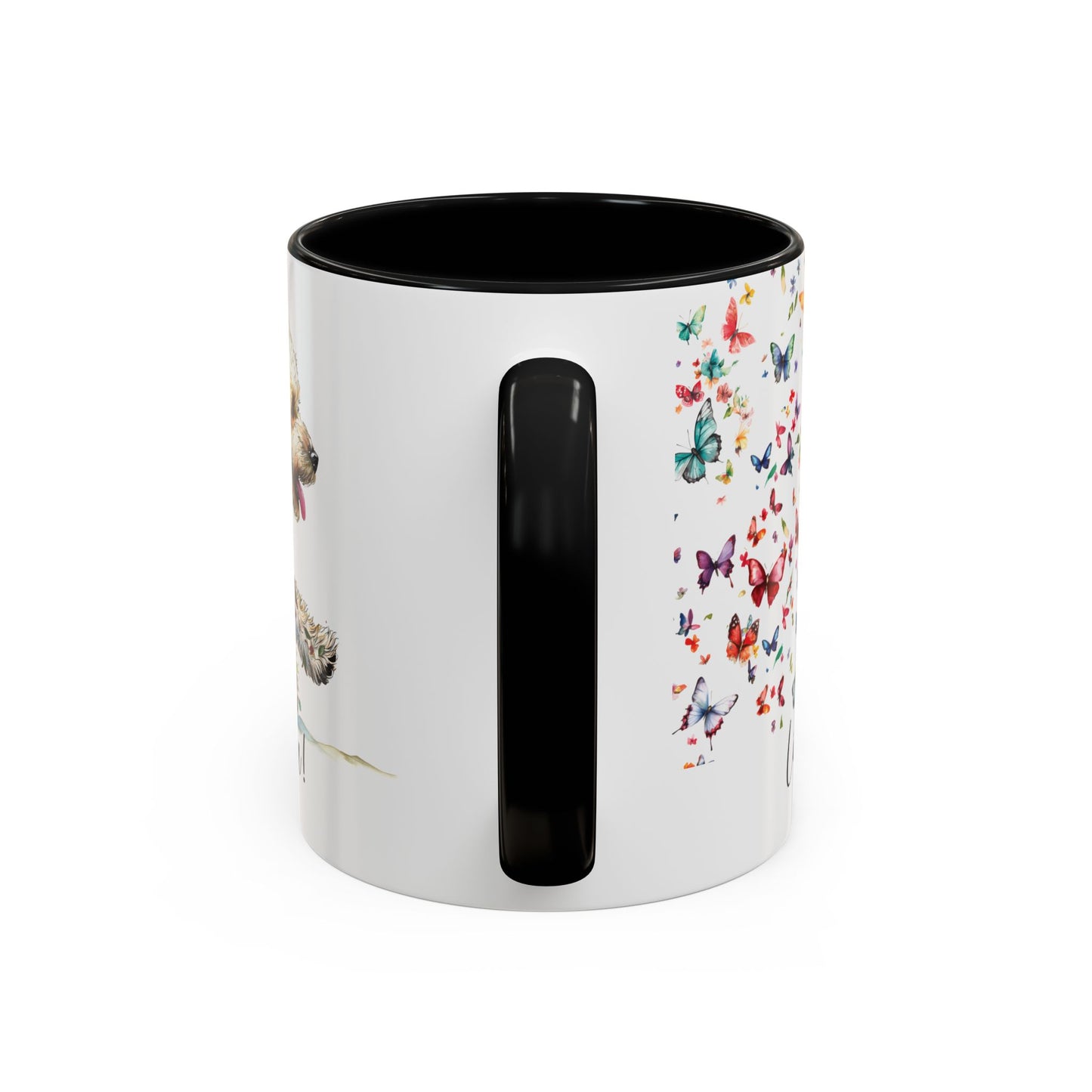 Golden Doodle #2 "Live like the gate was left open" Accent Mugs, 11oz