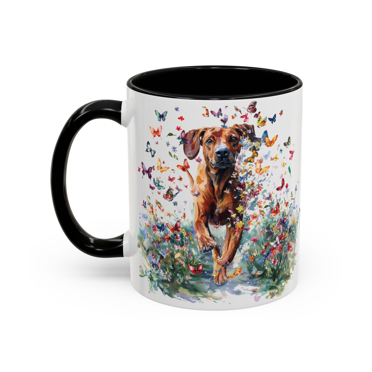 Rhodesian Ridgeback #2 Personalized Accent Mugs, 11oz