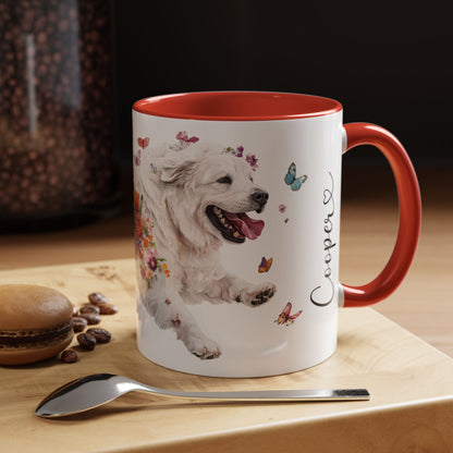 Tibetan Mastiff #1 Personalized Accent Mugs, 11oz