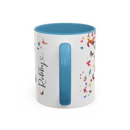Australian Shepherd NBT #4 Personalized Accent Mugs, 11oz