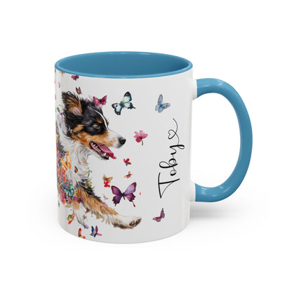 Mini Aussie Doodle Personalized Accent Mugs, 11oz