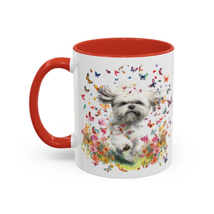 Shih Tzu #3 Personalized Accent Mugs, 11oz