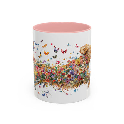 Golden Retriever #2 Retriever Personalized Accent Mugs, 11oz
