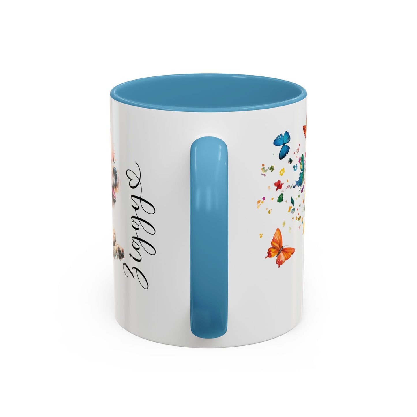 Shih Tzu Personalized Accent Mugs, 11oz