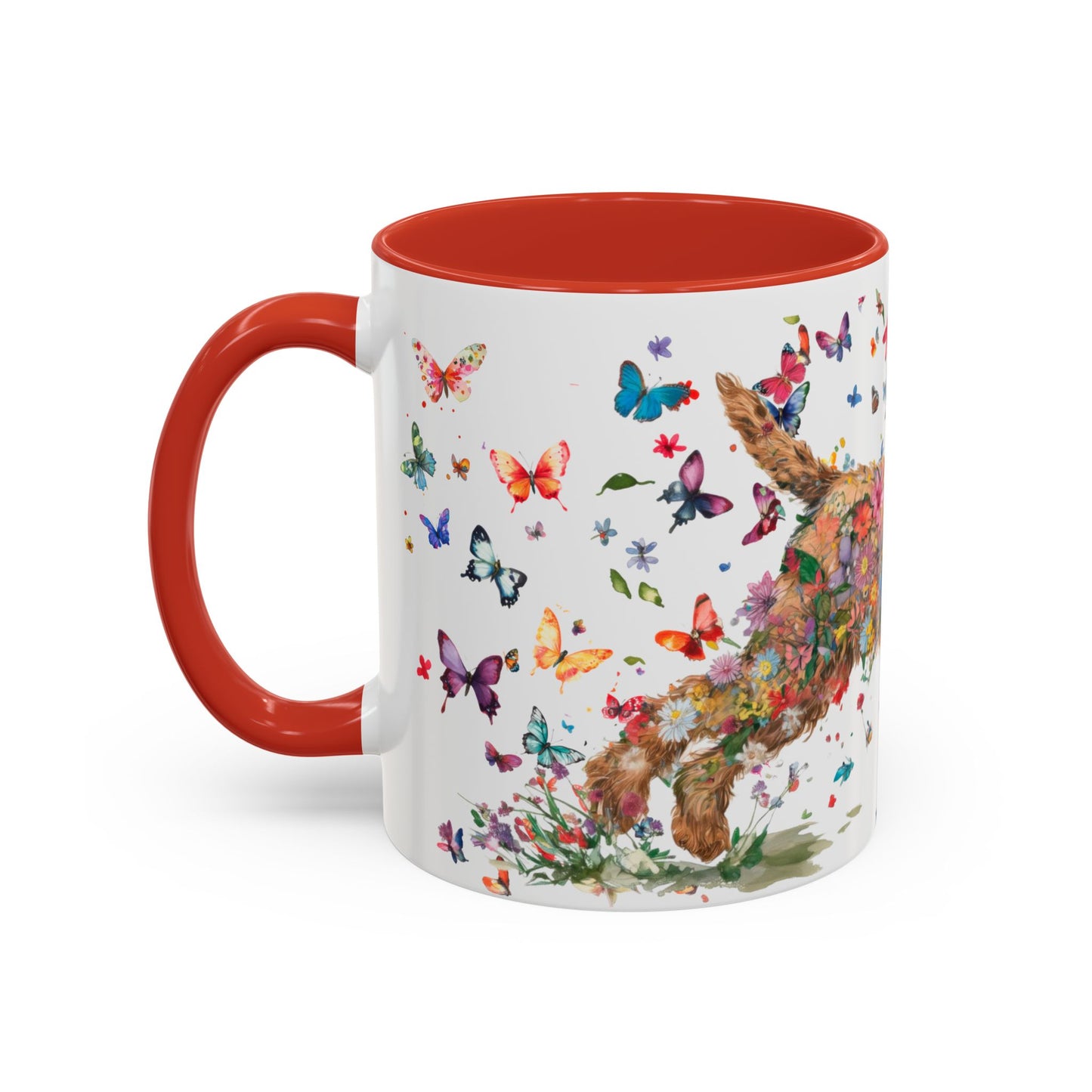 Lakeland Terrier #2 Personalized Accent Mugs, 11oz