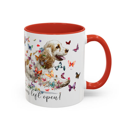 English Cocker Spaniel #5 "Live like the gate was left open"  mug