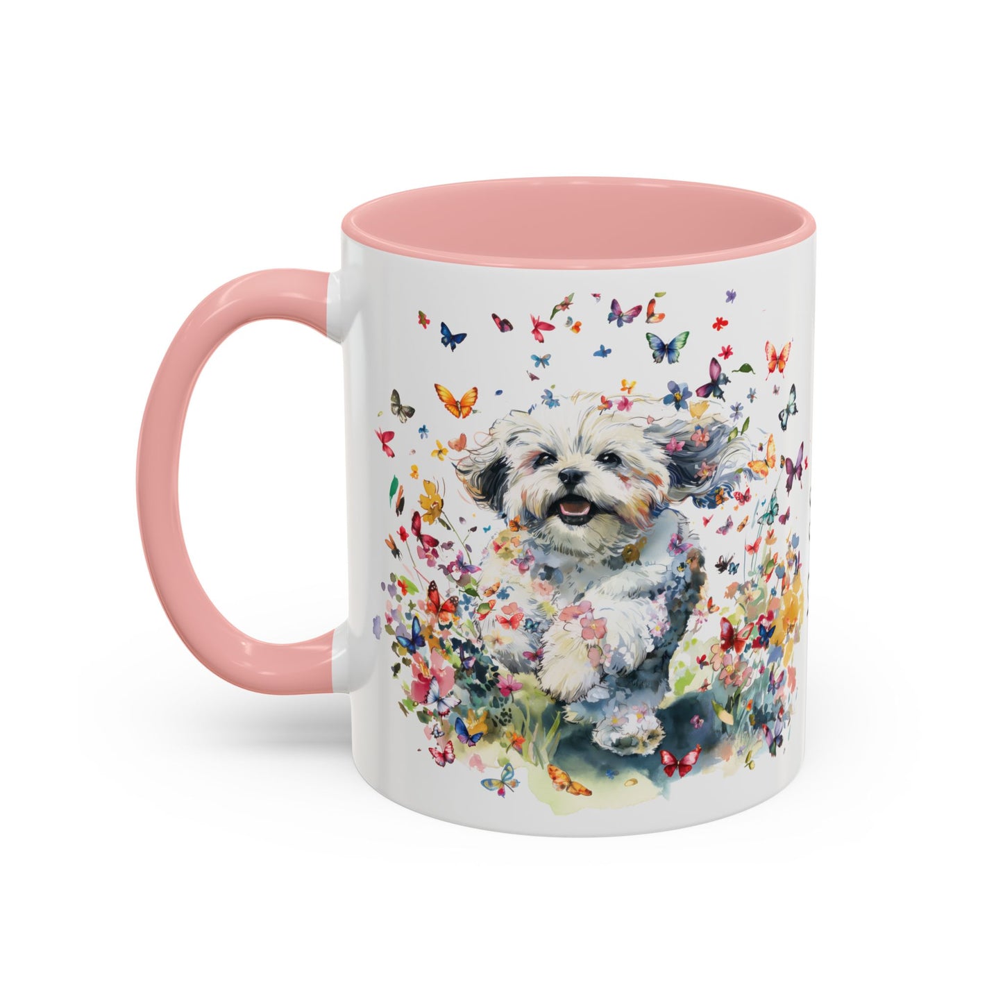 Shih Tzu #2 Personalized Accent Mugs, 11oz