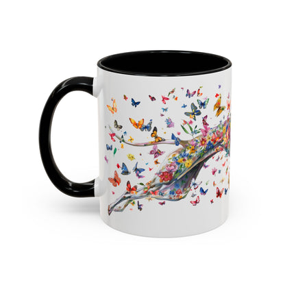 Greyhound #5 Personalized Accent Mugs, 11oz